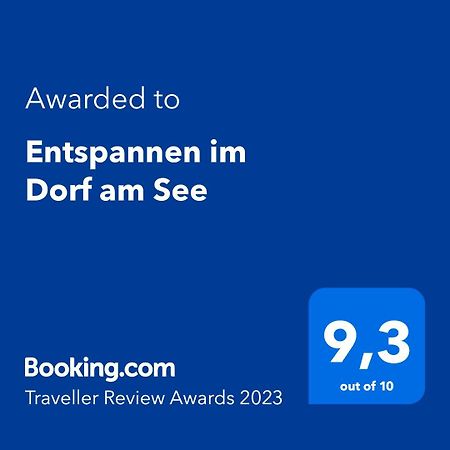 Entspannen Im Dorf Am See Zahren Kültér fotó